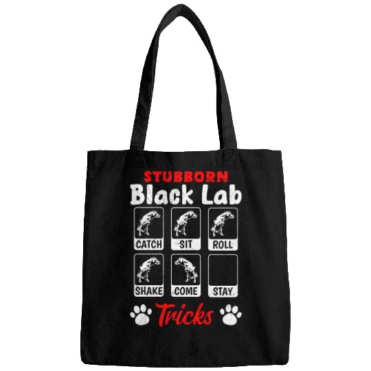 Labrador STUBBORN BLACK LAB TRICKS Labrador Bags