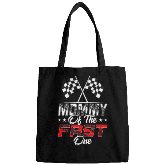 Mommy Of The Fast One First Birthday Racing Car Bags
