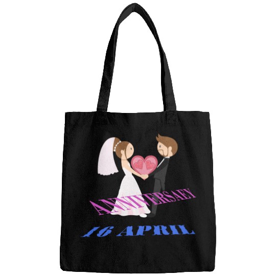 Our wedding anniversary 16 April Bags