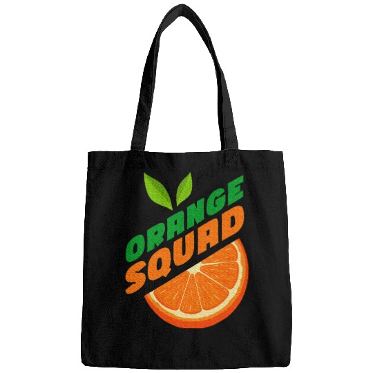 Orange Citrus Fruit Orange Lover Orange Squad Bags