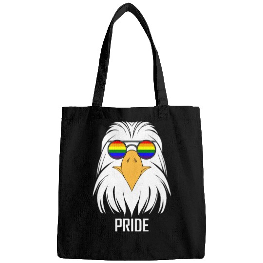 LGBTQ BALD EAGLE PRIDE DESIGN Bags