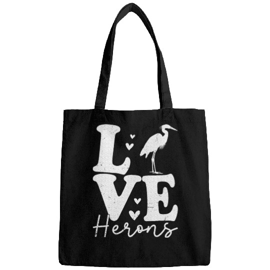 Love Heron Blue Heron Birds Lover Gifts Bags