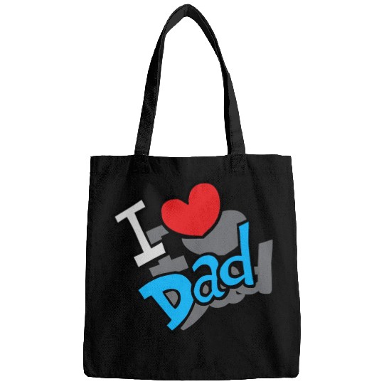 I Love Dad Bags