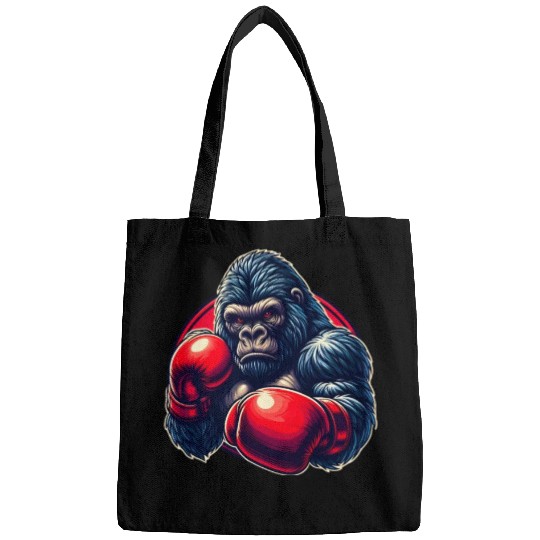 Boxing Gorilla Martial Arts Fighter Boxing Lover Bags