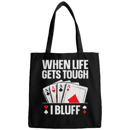 Poker Design Card Player Gambling Casino Bags