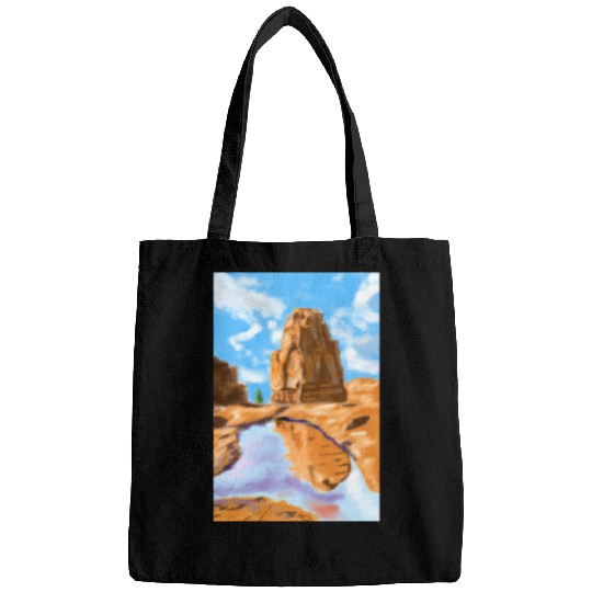 Grand Canyon Loose Oil Landscape Painting Bags