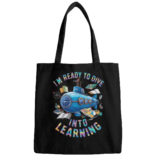 Ready To Dive Into Learning Back School Submarine Bags