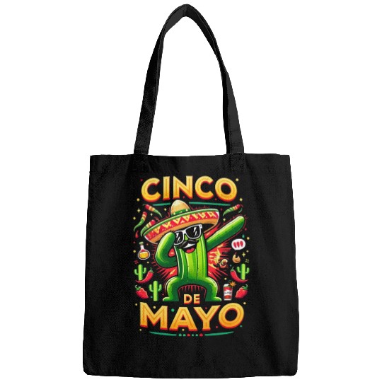 Cinco de Mayo Dancing Cactus Bags