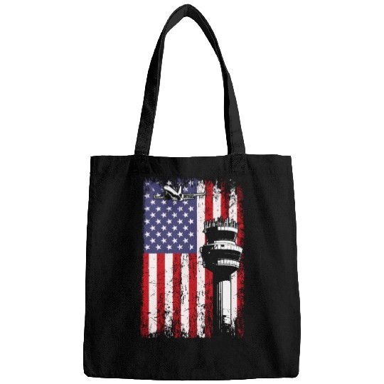 American Flag US, air traffic controller Bags