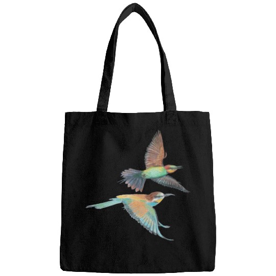 Merops apiaster, Brightly Colored, Acrobatic Birds Bags