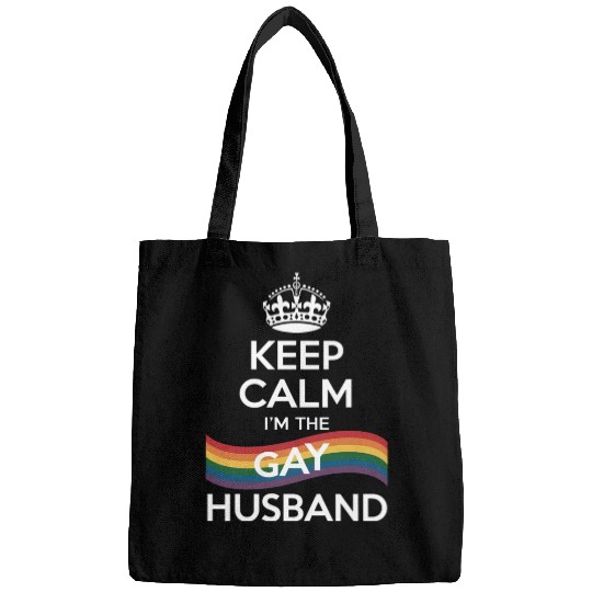 Keep Calm I'm The Gay Husband Wife Dad LGBT Pride Bags