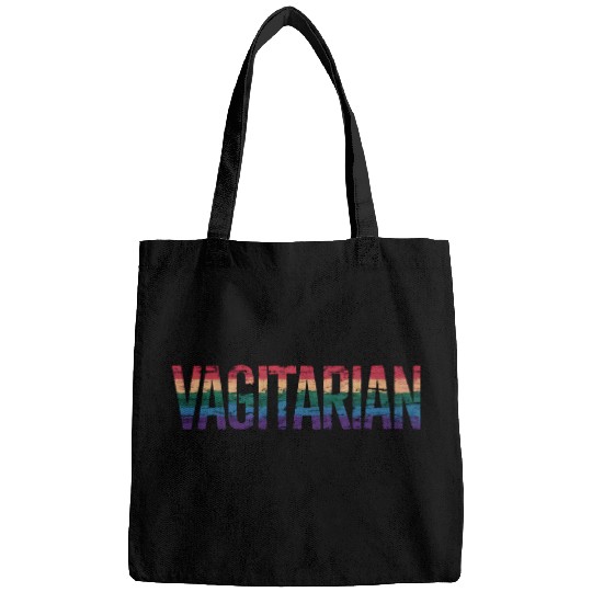 Vagitarian Lesbian Lgbt Pride Month Gay Bags