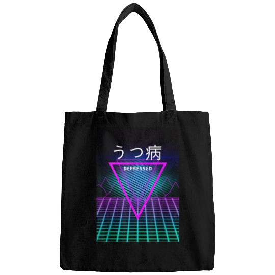 aesthetic vaporwave clothes depressed Bags