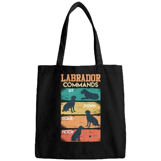 Labrador COMMANDOS Labrador Lovers Funny Bags