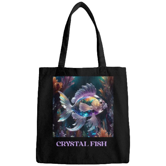 Colorful Crystal Glass Fantasy Fish Bags