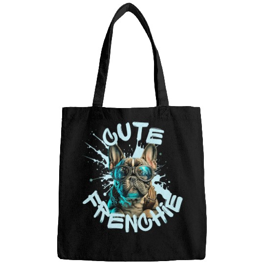 Cute frenchie Bags