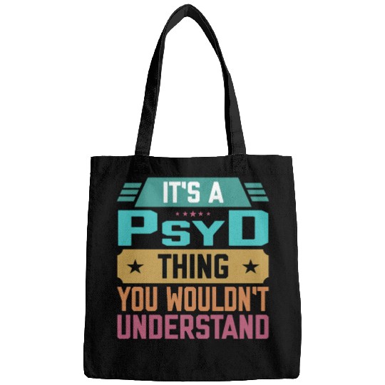 PsyD Graduate Funny Psychology Doctor Bags