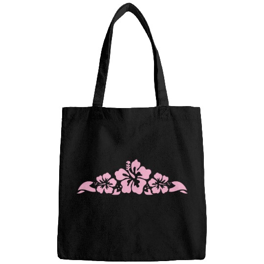 Hibiscus and Leaves Bags