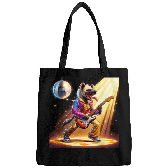 Disco Ball Guitar Hyena Bags