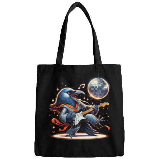 Disco Ball Guitar Raven Bags