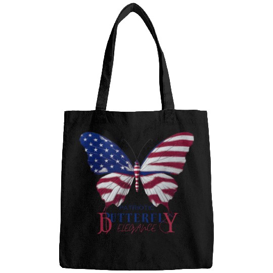 PATRIOTIC butterfly elegance Bags