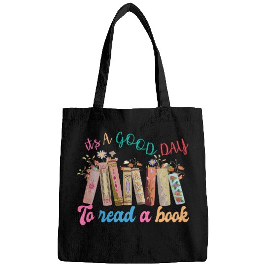 Book Lover It's a Good Day to Read a book Teacher Bags