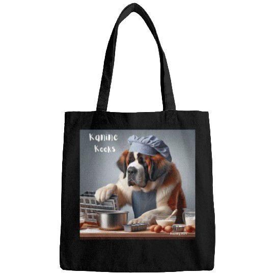 cool fun food dog Bags