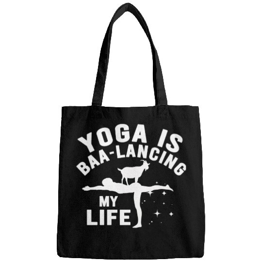 Goat Yoga Balancing My Life Bags
