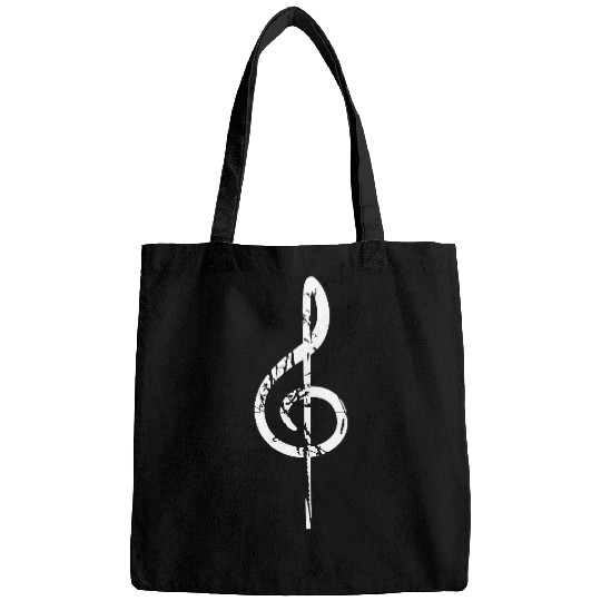Music Clef Note Violin Treble Sound Vintage Retro Bags