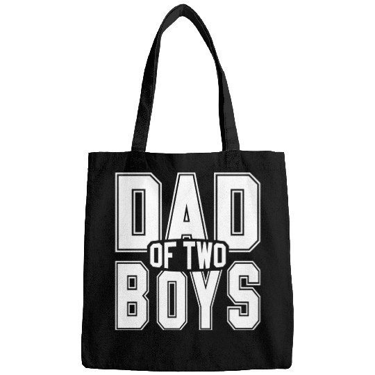 Funny Dad of 2 Boys Father's Day Bags
