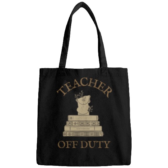 Teacher Off Duty Reading Teacher Bags