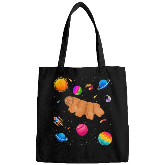 Tardigrade Space! Nerd, Geek Microbiology Science Bags