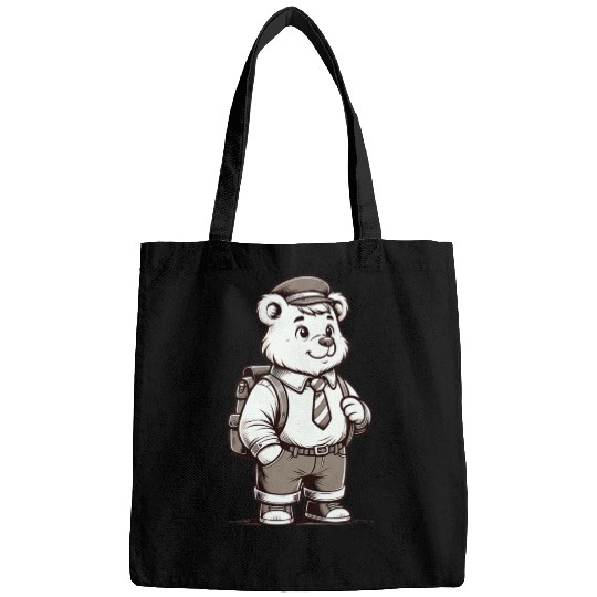 Cute Schoolboy Bear Bags