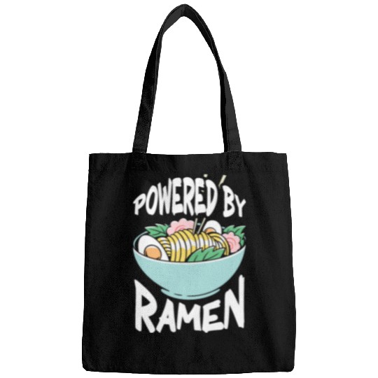 Powered By Ramen Anime Japanese Soup Cup Noodle Bags