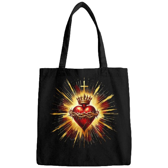 Sacred Heart Jesus Catholic Devotion Bags