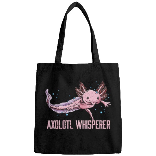 Axolotl Whisperer Salamander Animal Lover Amphibia Bags
