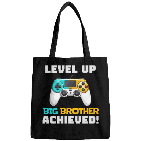 Funny Big Brother Level Up Bags
