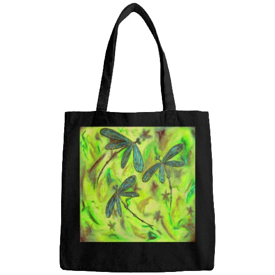 Dragonfly Flit Gorgeous Green Bags