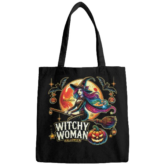 Couple Halloween Husband Witchy Woman Halloween Bags