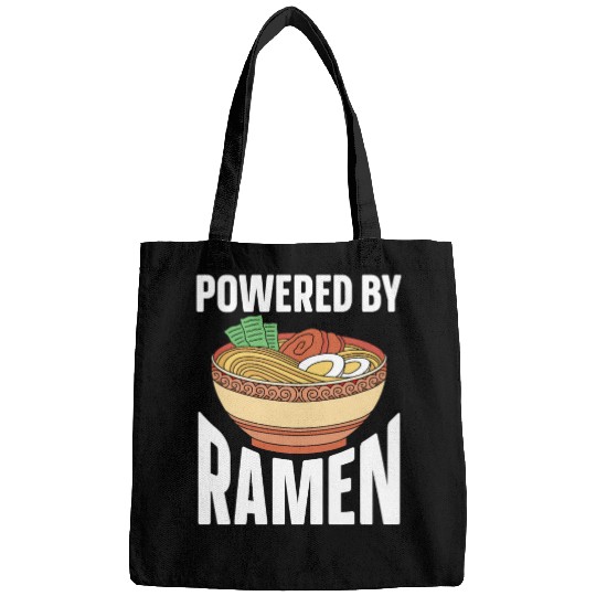 Powered By Ramen Anime Japanese Soup Cup Noodle Bags