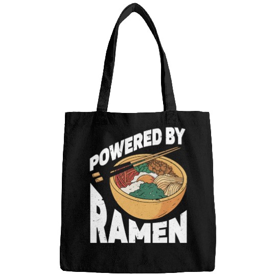 Powered By Ramen Anime Japanese Soup Cup Noodle Bags