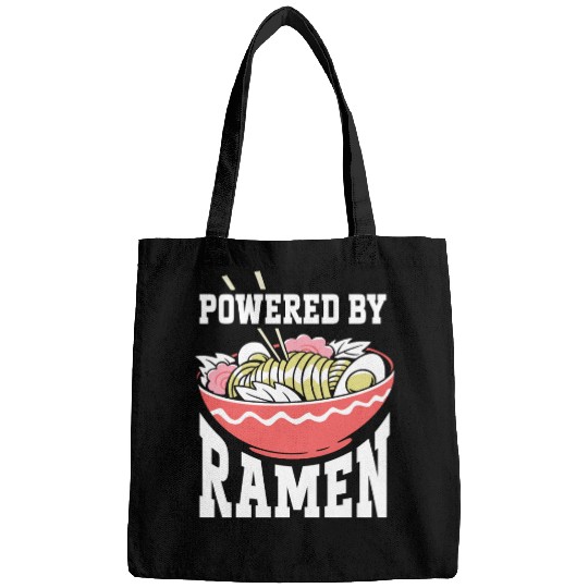 Powered By Ramen Anime Japanese Soup Cup Noodle Bags