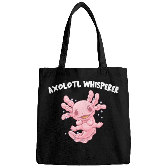 Axolotl Whisperer Salamander Animal Lover Amphibia Bags