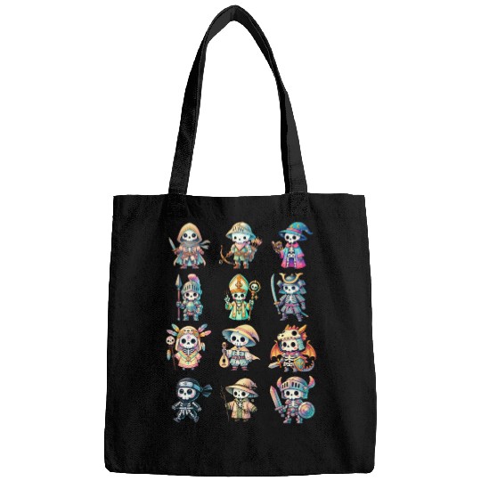 Skeleton Adventure Dungeon Characters Fantasy Bags