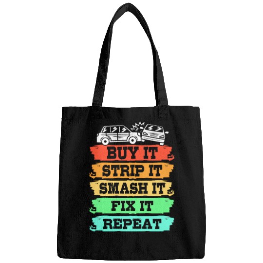 Buy It Smash It Fix It Repeat Demolition Derby Bags
