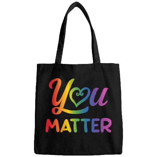LGBT You Matter Transgender Lesbian Rainbow Gay Bags