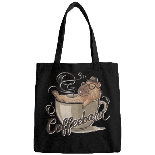 Coffeebara Capybara Coffedrinker Bags