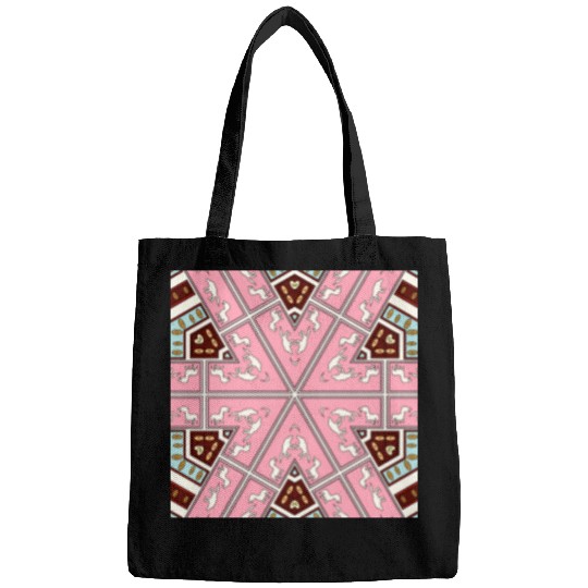 eyes on nature mandala Bags
