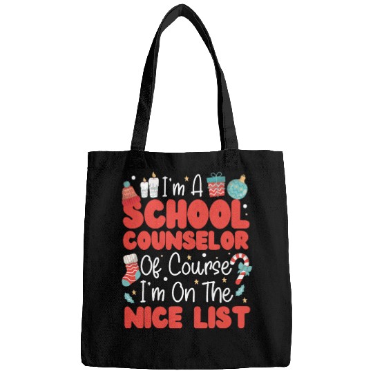 School Counselor Christmas I'm A Bags
