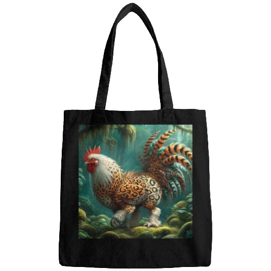 The chicken-leopard Bags